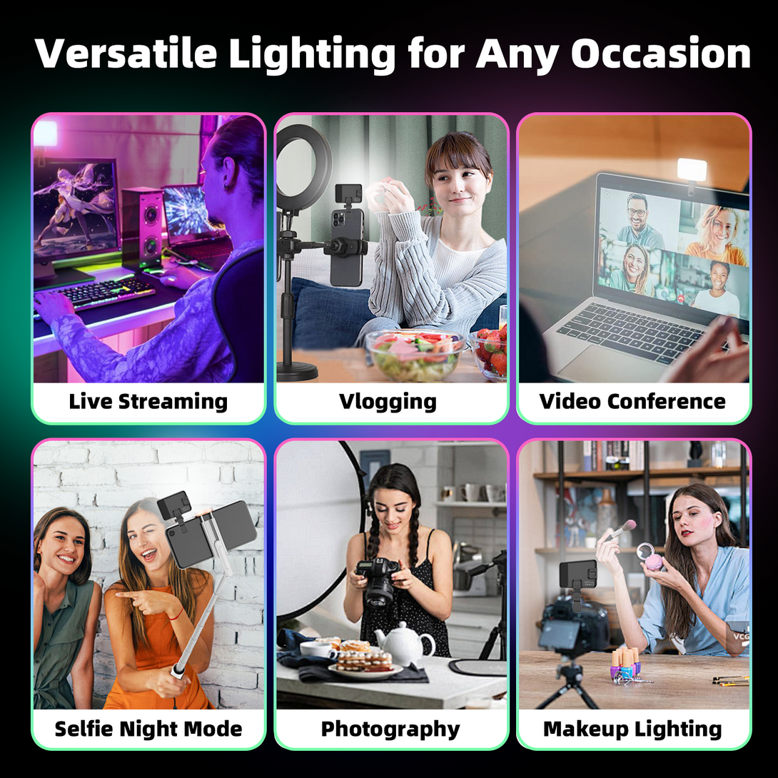 laptop video light for remote work