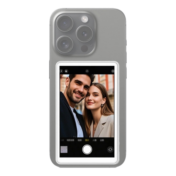 Wireless MagSafe Vlog Monitor for iPhone & Android – White