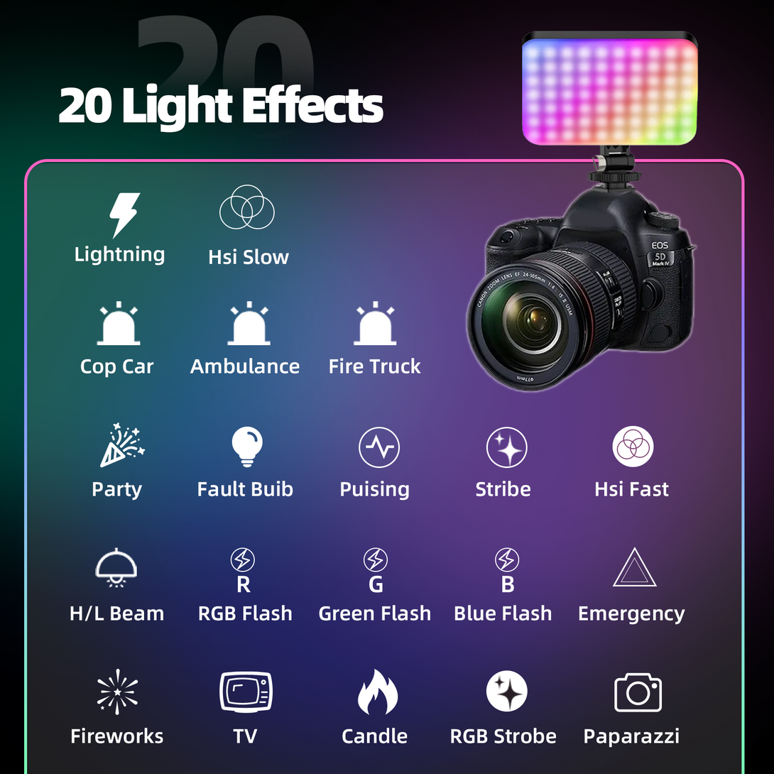 CRI97+ RGB light for beauty creator